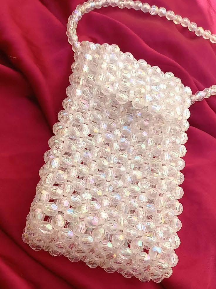 Nabihas Ladies Crystal Mobile Pouch