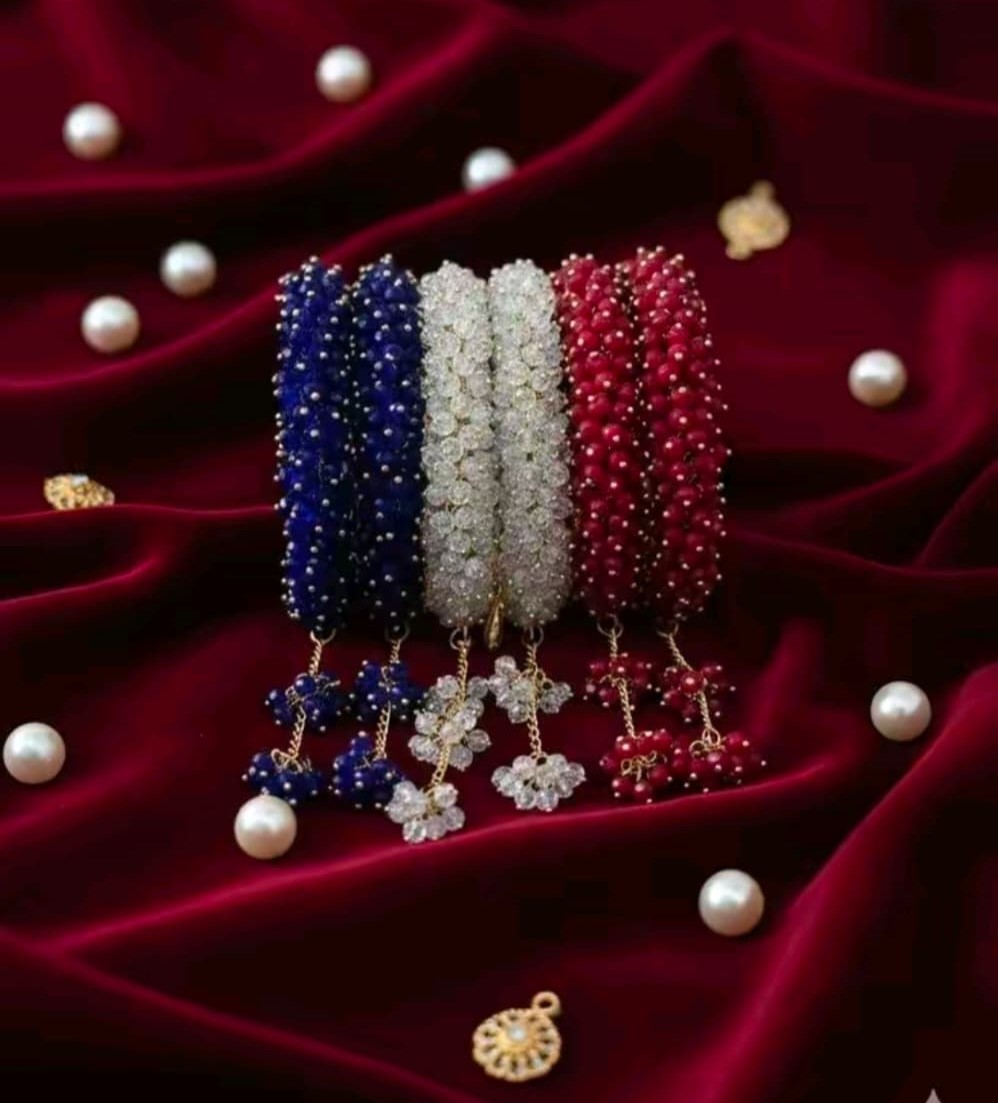 Nabihas Gajra Bracelet 2 Pair Jewellery