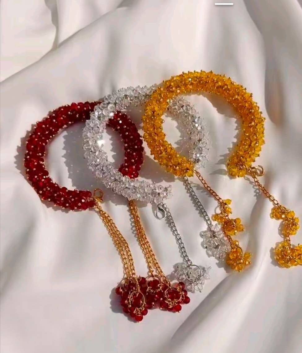 Nabihas Gajra Bracelet 2 Pair Jewellery