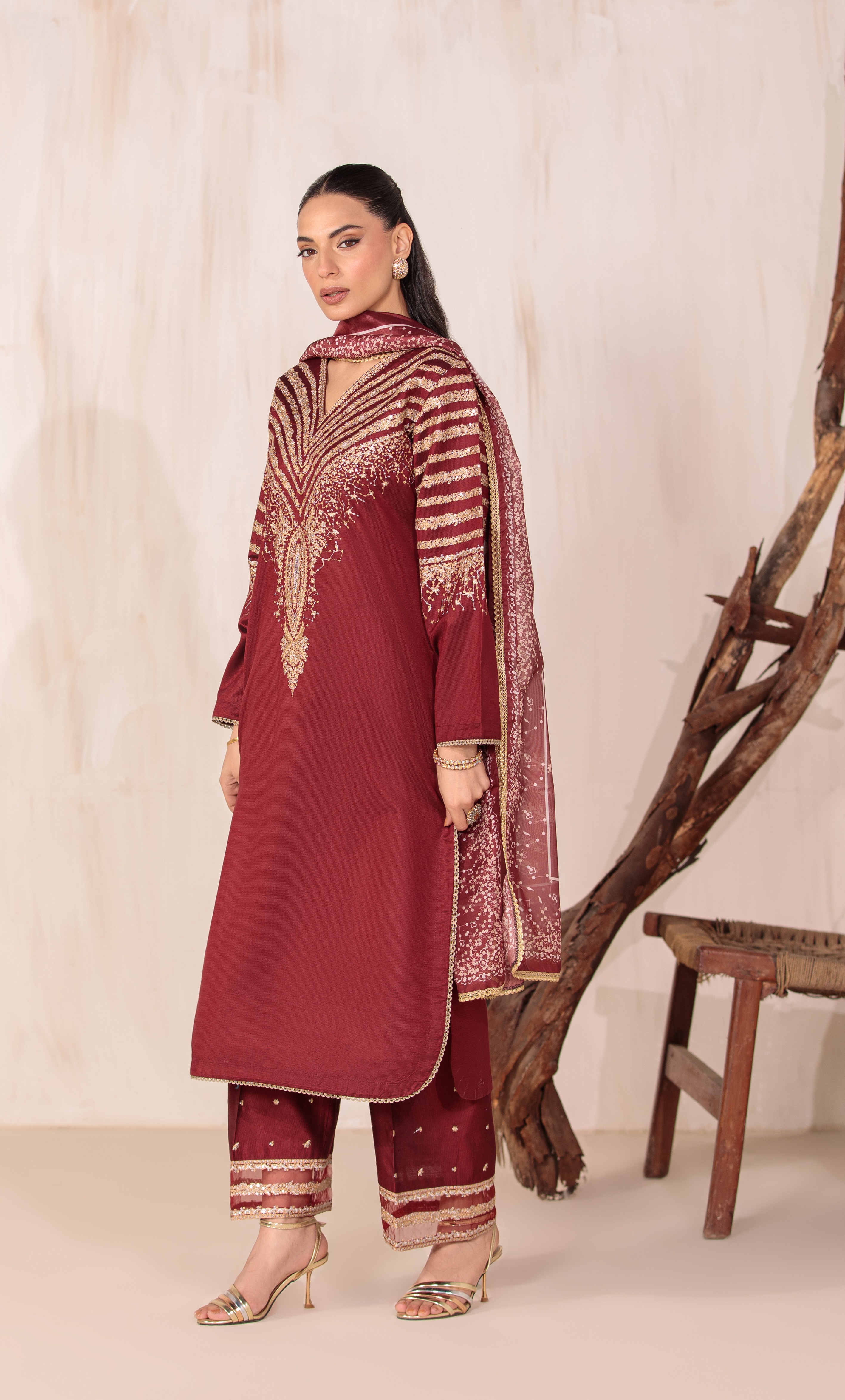 Hareemz Stitched 3 Piece Suit