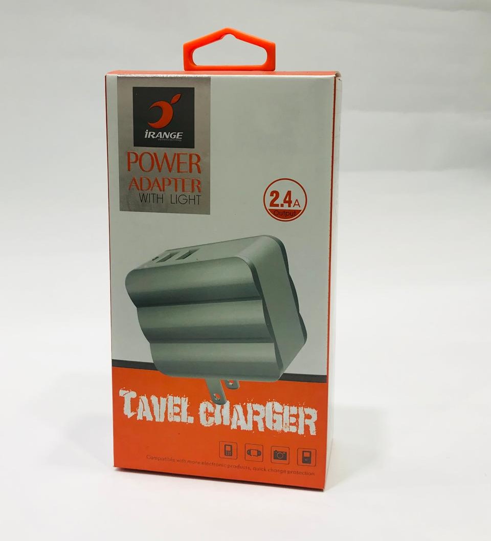 Irange Power Adapter With Light