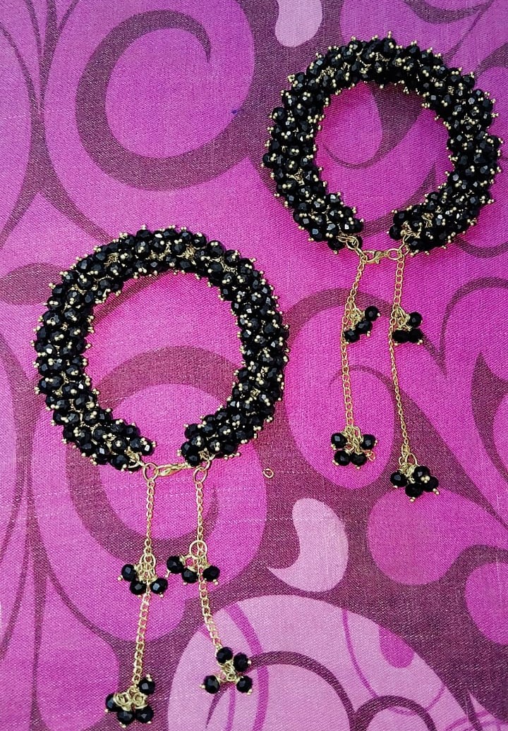Nabihas Gajra Bracelet 2 Pair Jewellery