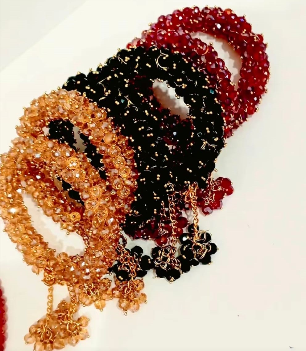 Nabihas Gajra Bracelet 2 Pair Jewellery