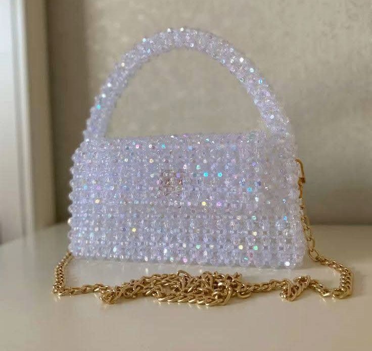 Nabihas Collection Ladies Crystal Bags Medium