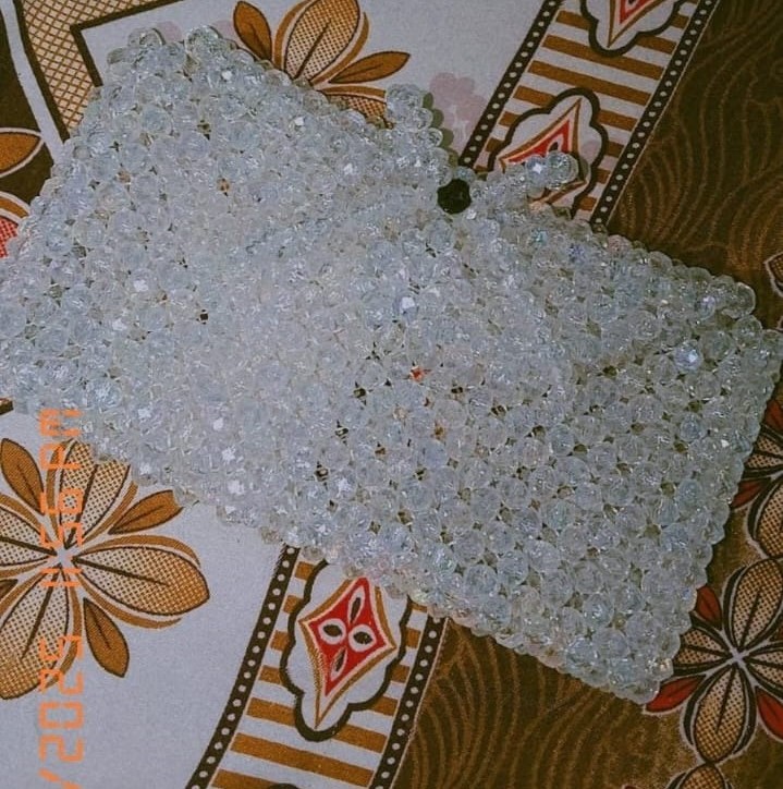 Nabihas Ladies Crystal Mobile Pouch