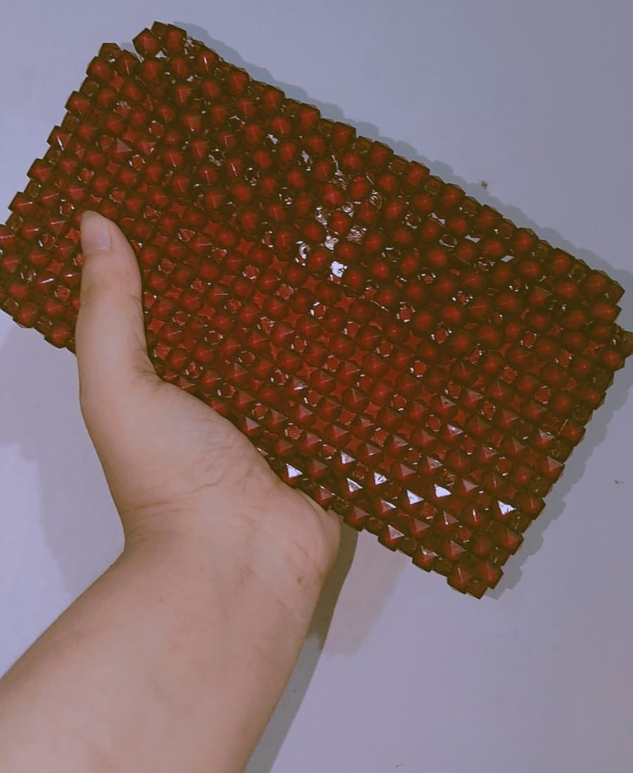 Nabihas Ladies Crystal Mobile Pouch