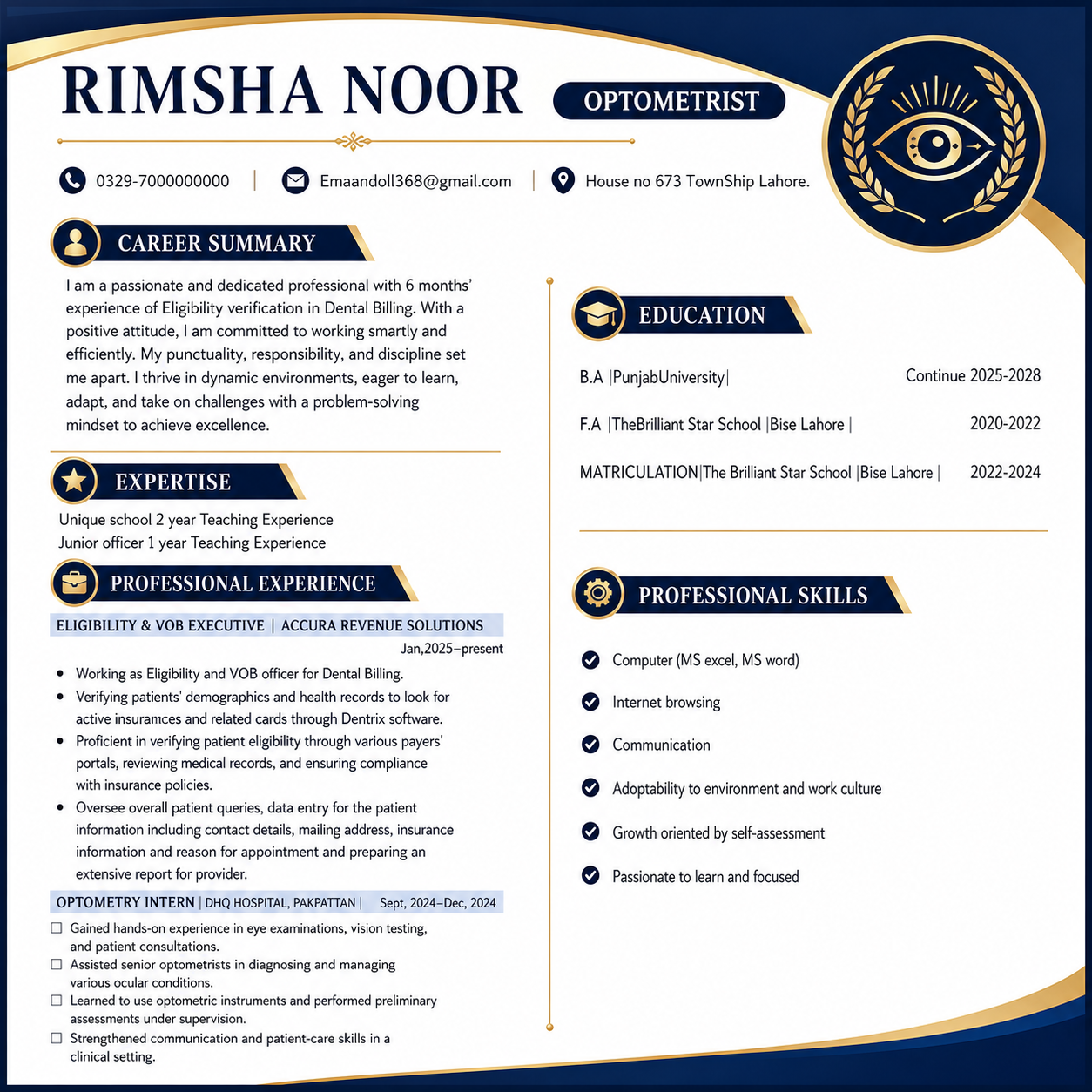Professional Resume & CV Design – Make a Powerful First Impression